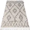 Dywan BERBER FEZ G0535 krem / brąz Frędzle berberyjski Podgląd zdjęcia produktu 1
