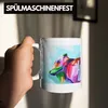 Trendation - Kuh Tasse Polygon Geometrisch Grafik Geschenk Produktbild-Vorschau 4