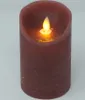 LED Echtwachskerze mit Timer flackender Docht Antik Rosa Produktbild-Vorschau 12