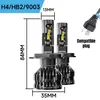 2 Stück H4-LED-Glühbirne, 6000 K Weiß, kein Adapter Produktbild-Vorschau 2