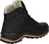 A side view of a brown and black hiking boot. Produktbild-Vorschau