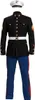 A full view of a formal uniform, including a hat, jacket, and pants, displayed against a white background. Produktbild-Vorschau