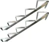 Two sets of galvanized metal stair stringers with 5 steps each, shown against a white background. Náhľad obrázku produktu