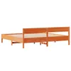 Möbel Massivholzbett ohne Matratze Wachsbraun 180x200 Produktbild-Vorschau 8