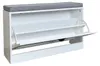 Schuhschrank Thekla 1 Klappe 80 cm Weiß mit Sitzkissen Produktbild-Vorschau 2