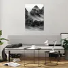 Bilder auf glas - Einteilig - Schwarzweiß Bäume Nebel - Produktbild-Vorschau 6