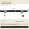 ONVAYA® Fahrrad-Wandhalterung ǀ horizontale Wandhalterung Produktbild-Vorschau 2