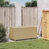vidaXL Zahradní truhla Beige 190L Poly Rattan Náhled obrázku produktu 3