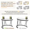 MODFU Couchtisch Wohnzimmertisch 2er Set für Wohnzimmer, Produktbild-Vorschau 6
