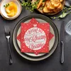 HAPPY PAPER Serviette "Sfera" (Merry Christmas) in Rot aus Produktbild-Vorschau 5