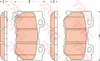 Trw Bremsbelagsatz, Scheibenbremse Hinterachse GDB3515 Produktbild-Vorschau 1