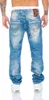 Cipo & Baxx Herren Regular Fit Jeans BJ595 Blau, W32/L34 Produktbild-Vorschau 3