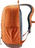 Side view of an orange backpack. Voir les images du produit