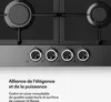 Klarstein Verosteel Plaque de Cuisson Gaz 60cm - 4 Brûleurs Voir les images du produit 4