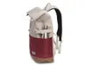 Batoh Rolltop Two Tone White/Wine Red Náhled obrázku produktu 3
