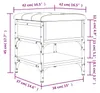 vidaXL Lavice na boty kouřový dub 42x42x45 cm materiál na Náhled obrázku produktu 8