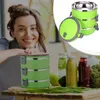 Thermo Lunchbox 3 Etagen 2,1 L – Edelstahl Produktbild-Vorschau 9