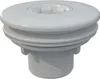 A white plastic pool inlet nozzle with threaded connection. Náhľad obrázku produktu