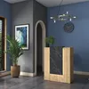 Skye Decor, Moderne Empfangstisch 90x110x40 cm, Walnuss, Produktbild-Vorschau 2
