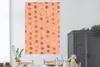 MuchoWow® Poster Muster - Rosa - Gold - Polka dots 120x180 Produktbild-Vorschau 2