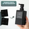 Eluno zeepdispenser, set van 2, met zacht aanvoelend zwart Productafbeelding-voorbeeld 6