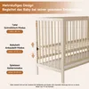 Merax Babybett Kinderbett 60x120cm, Höhenverstellbar Produktbild-Vorschau 9