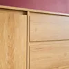 Credenza decorazione legno 2 ante 3 cassetti 150cm, Marrone Anteprima dell’immagine prodotto 8