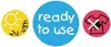 Three circular icons with text and graphics. Anteprima dell’immagine prodotto