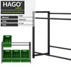 Getränkekistenregal Kistenregal Kastenlager Regal Ständer Produktbild-Vorschau 3