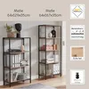 HAKU Regal Büroregal Eiche hell, schwarz  - MDF, Metall, Produktbild-Vorschau 10