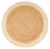 TT Home Wohnzimmer Teppich Jute Rund Modern Boho Produktbild-Vorschau 5