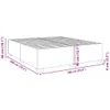 Bettgestell Weiß 180x200 cm Kunstleder Produktbild-Vorschau 8