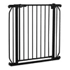 A black metal baby gate is shown against a white background. Anteprima dell’immagine prodotto