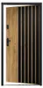 Eingangstür aus Stahl, voll H207 x B100 cm - Eichenoptik Produktbild-Vorschau 3