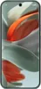 A smartphone with a wallpaper of abstract shapes. Produktbild-Vorschau