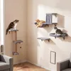 COSTWAY 5 in 1 Kletterwand Katzen Set, Katzen Wandelemente, Produktbild-Vorschau 2