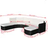 vidaXL 4-tlg. Garten-Lounge-Set mit Auflagen Poly Rattan Produktbild-Vorschau 5