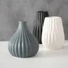 Vase Wilma  H11 Ø 9cm Steingut grau weiß schwarz 3er Set Produktbild-Vorschau 7
