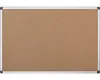 Korktafel mit Alurahmen Pinnwand beidseitig Kork 120x90 cm Produktbild-Vorschau 1