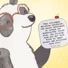 Mr. & Mrs. Panda Holzuntersetzer Spruch Ein neues Produktbild-Vorschau 2