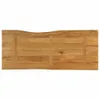 vidaXL Tischplatte mit Baumkante 140x60x3,8 cm Massivholz Produktbild-Vorschau 4
