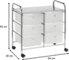Badregal Rollwagen Rollcontainer GINA, mit 6 transparenten Produktbild-Vorschau 7