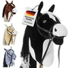 Hoofly® Hobby Horse Schwarz (Schecke) - Großes Steckenpferd Produktbild-Vorschau 1