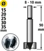 wolfcraft 5-tlg. Forstnerbohrer-Set Stahl 1002000 Produktbild-Vorschau 4