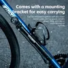 Pompa per biciclette con manometro - Nero Adatta a vari Anteprima dell’immagine prodotto 5