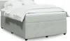 Boxspringbett mit Matratze Hellgrau 160x200 cm Samt Produktbild-Vorschau 2