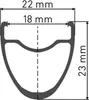 DT Swiss HR PR 1600 Spline DB 23 Alu, sz, CL, 142/12mm TA, Produktbild-Vorschau 3