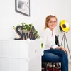Relaxdays Plastová polička na topánky, regálový systém so 4 Náhľad obrázku produktu 2