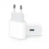 A white USB-C power adapter with European plug prongs and a USB-C port. Produktbild-Vorschau