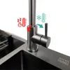 ANW HOME Küchenarmatur Schwarz– Spültischarmatur Küche mit Produktbild-Vorschau 4